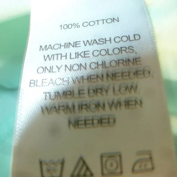 Foxcroft Button- front ,Crisp, Easy-Care, Non-Iron Cotton Shirt Sz 4 - Picture 7 of 10